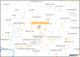 map of Long Meadow