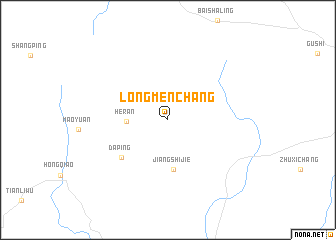 map of Longmenchang