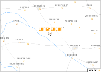 map of Longmencun