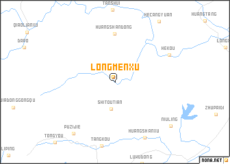 map of Longmenxu