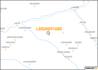 map of Longmenyuan