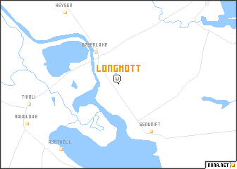 map of Long Mott