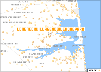 map of Long Neck Village Mobile Home Park