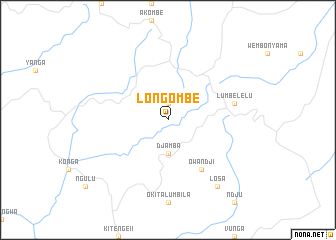 map of Longombe
