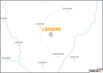 map of Longqiao