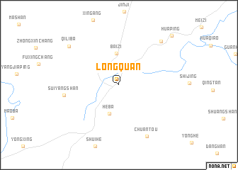 map of Longquan