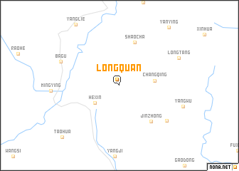 map of Longquan