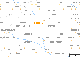 map of Longré