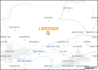 map of Longridge