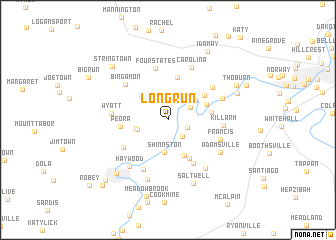 map of Long Run