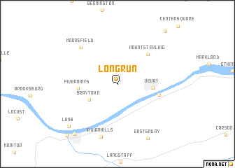 map of Long Run