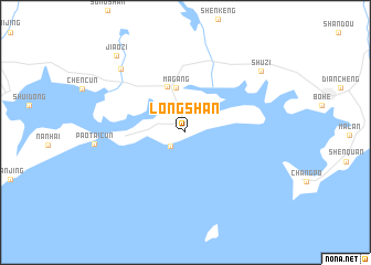 map of Longshan