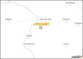 map of Longshan