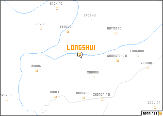 map of Longshui