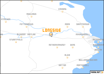 map of Longside