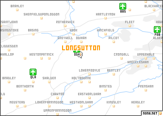 map of Long Sutton