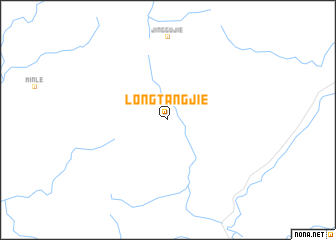 map of Longtangjie