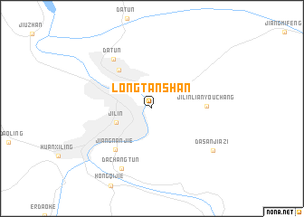 map of Longtanshan