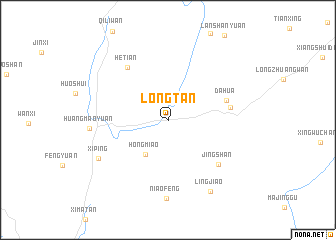 map of Longtan