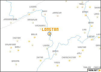 map of Longtan