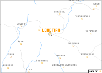 map of Longtian
