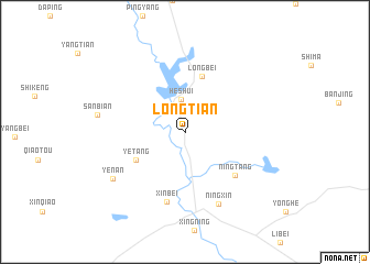 map of Longtian