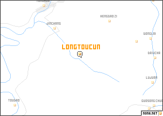 map of Longtoucun