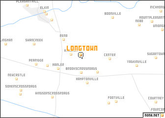 map of Longtown