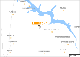 map of Longtown
