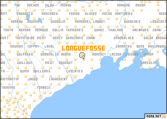 map of Longue Fosse