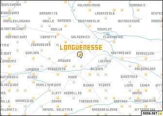 map of Longuenesse