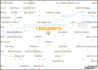 map of Longueperte