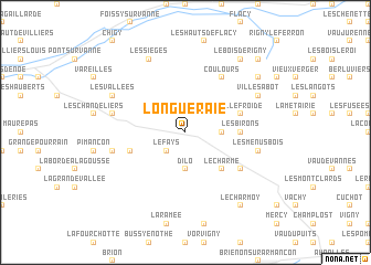 map of Longue Raie