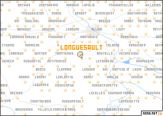 map of Longue Sault