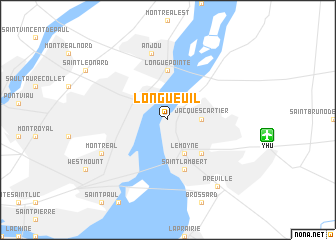 map of Longueuil