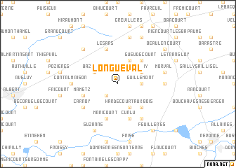 map of Longueval