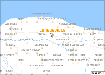 map of Longueville