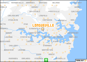 map of Longueville