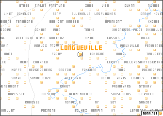 map of Longueville