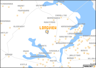 map of Longview
