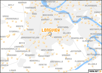 map of Longview