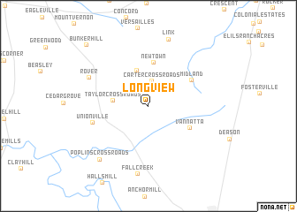 map of Longview