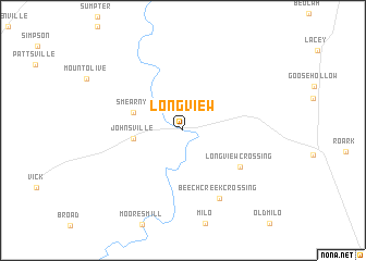 map of Longview