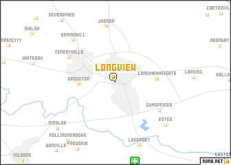 map of Longview