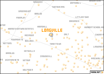 map of Longville