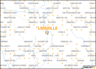 map of Longville