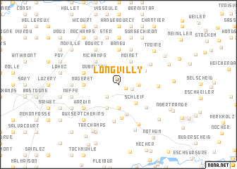 map of Longvilly