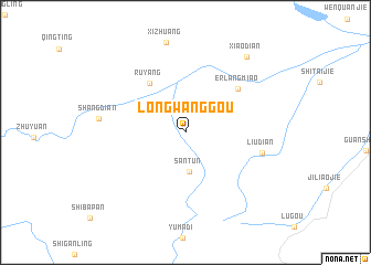 map of Longwanggou