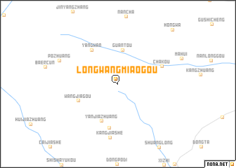 map of Longwangmiaogou