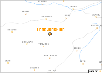 map of Longwangmiao